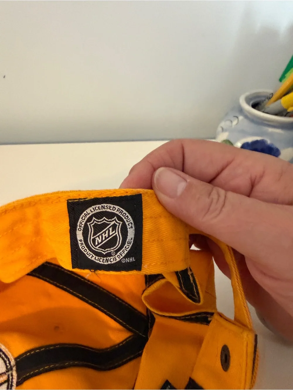 '47 Brand Yellow Adjustable Cap with Black Trim